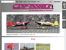 Tablet Screenshot of carf-models.com